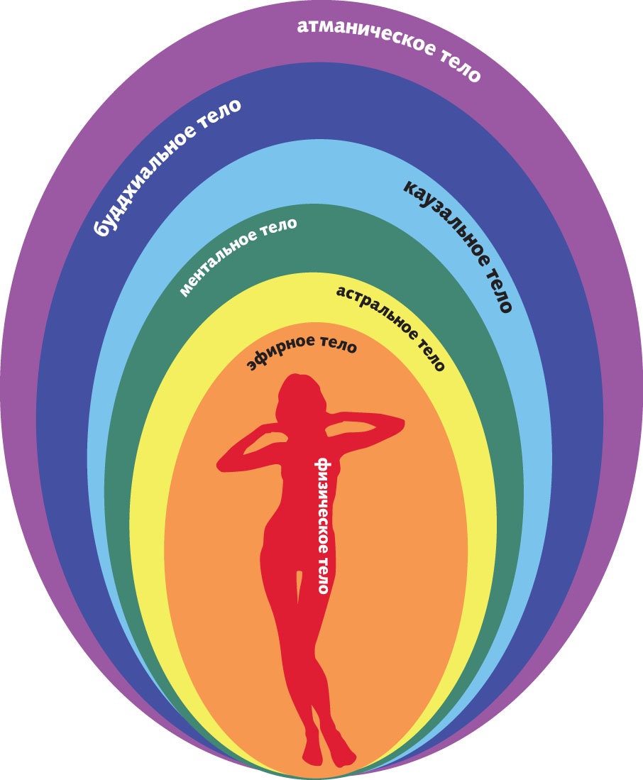 Схема тонких тел человека