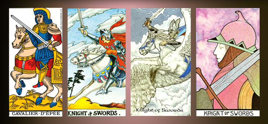 Карта таро knight of swords