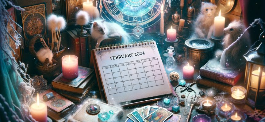 Календарь курсов обучения, ритуалов и акций на ФЕВРАЛЬ 2024