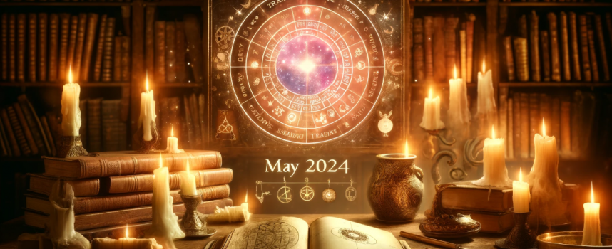 Календарь курсов обучения, ритуалов и акций на МАЙ 2024