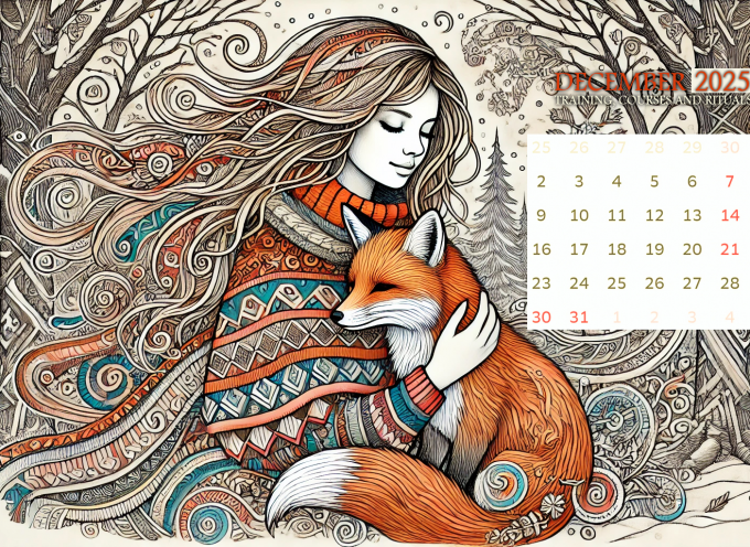 Календарь курсов обучения, ритуалов и акций на ДЕКАБРЬ 2025