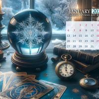 Календарь курсов обучения, ритуалов и акций на ЯНВАРЬ 2026