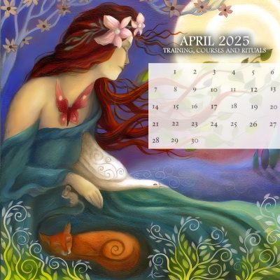 Календарь курсов обучения, ритуалов и акций на АПРЕЛЬ 2025