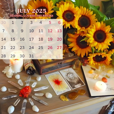 Календарь курсов обучения, ритуалов и акций на ИЮЛЬ 2025