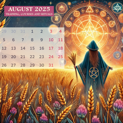 Календарь курсов обучения, ритуалов и акций на АВГУСТ 2025