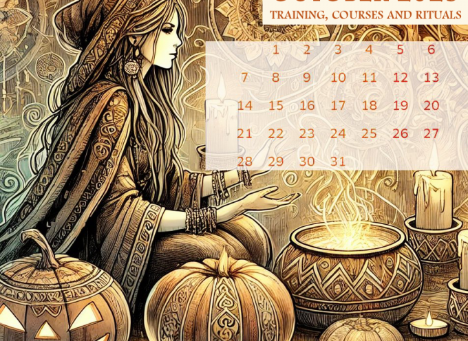 Календарь курсов обучения, ритуалов и акций на ОКТЯБРЬ 2025