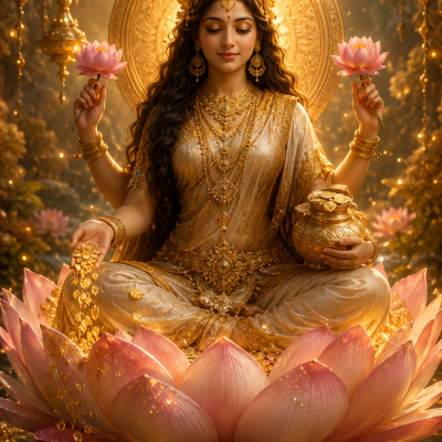 The Golden Flow of Lakshmi Ritual