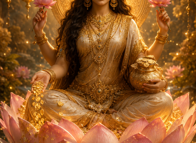 The Golden Flow of Lakshmi Ritual