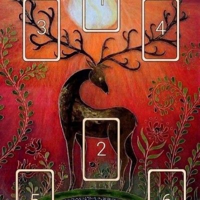 Tarot Spread “Stag Moon”