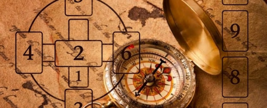 Tarot spread using the Pirate Tarot — “The Money Compass”